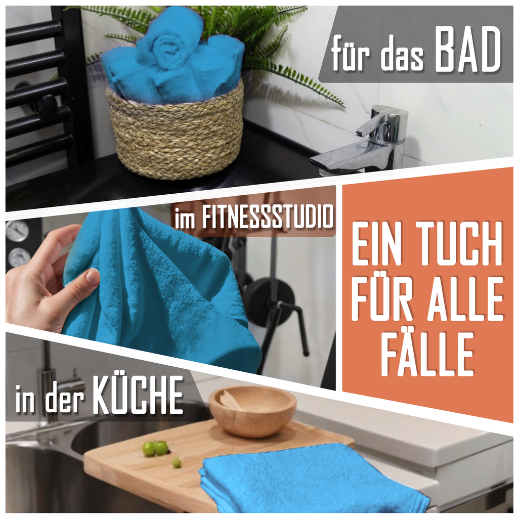 Frottier Seiftücher 10er Pack 30x30cm, 100% Baumwolle