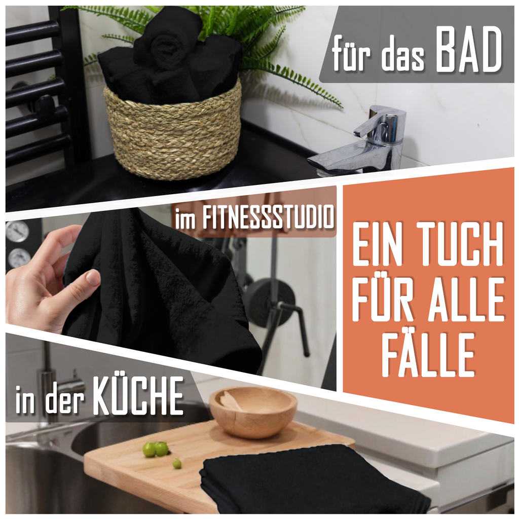 Frottier Seiftücher 10er Pack 30x30cm, 100% Baumwolle
