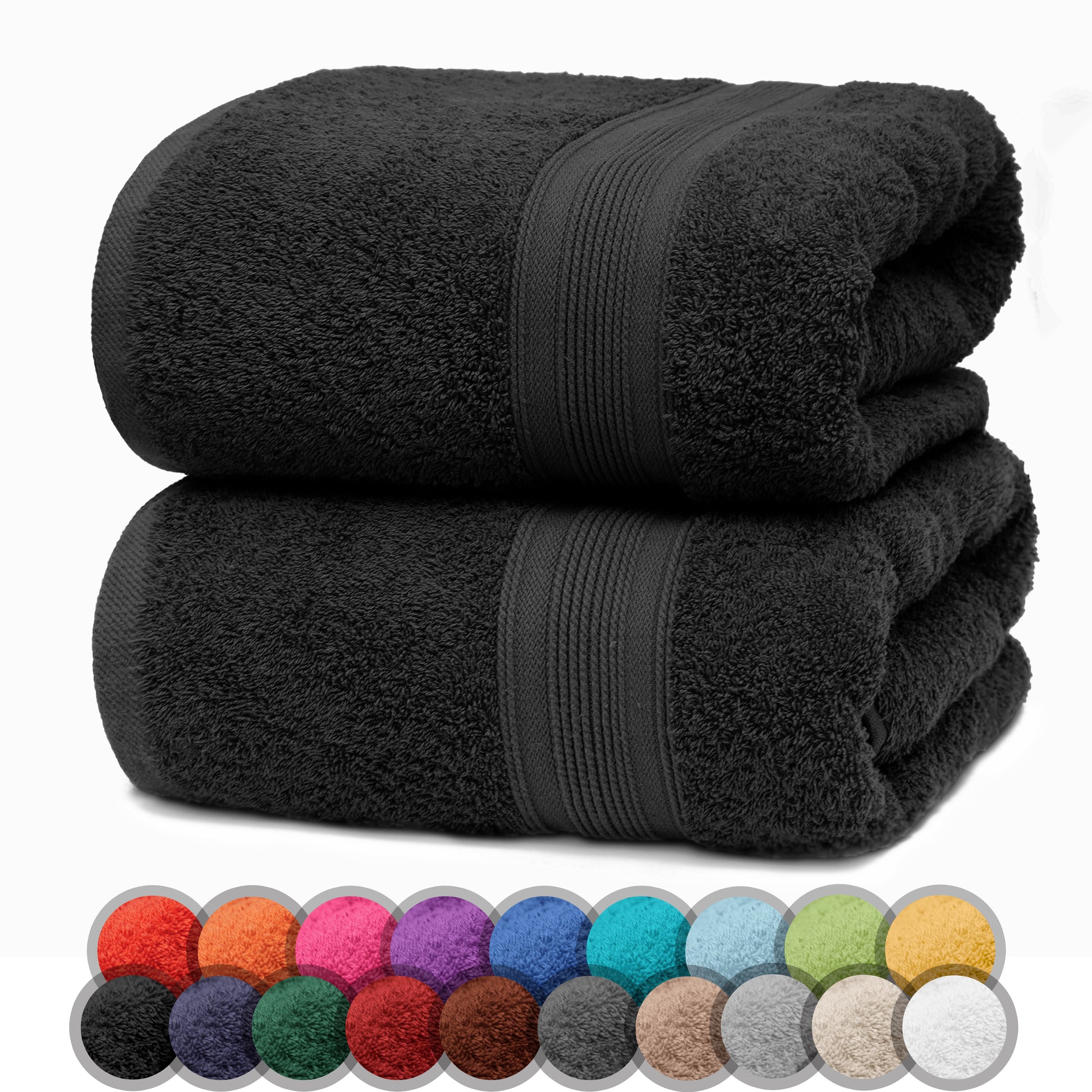 NatureMark 2er Pack DUSCHTÜCHER Premium Qualität 70x140cm DUSCHTUCH Dusch-Handtuch Doppelpack