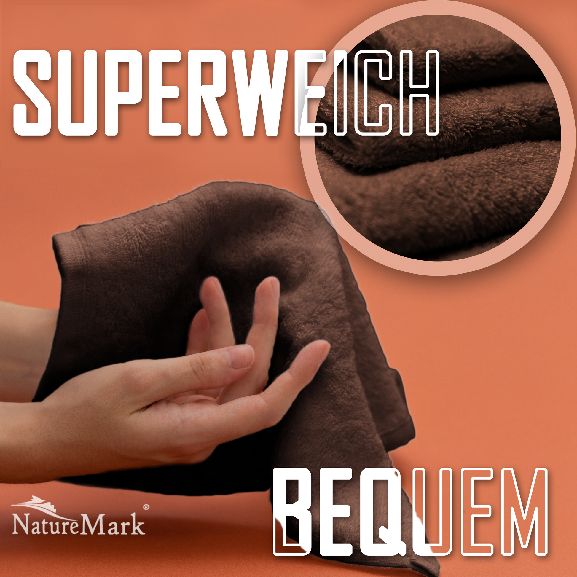 Frottier Seiftücher 10er Pack 30x30cm, 100% Baumwolle