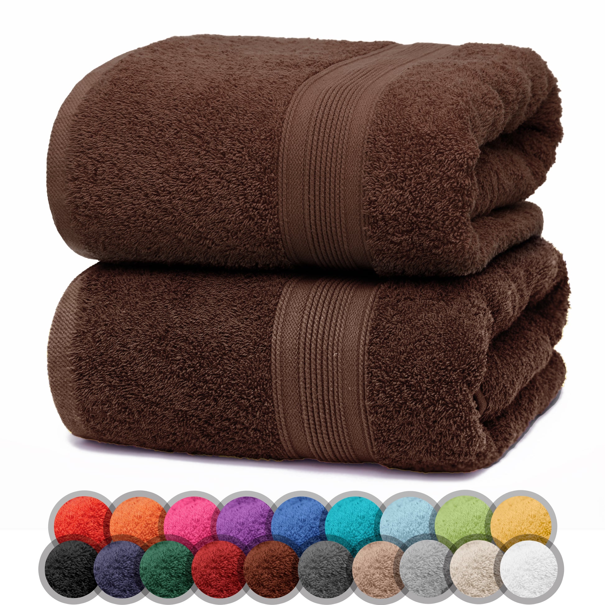 NatureMark 2er Pack DUSCHTÜCHER Premium Qualität 70x140cm DUSCHTUCH Dusch-Handtuch Doppelpack