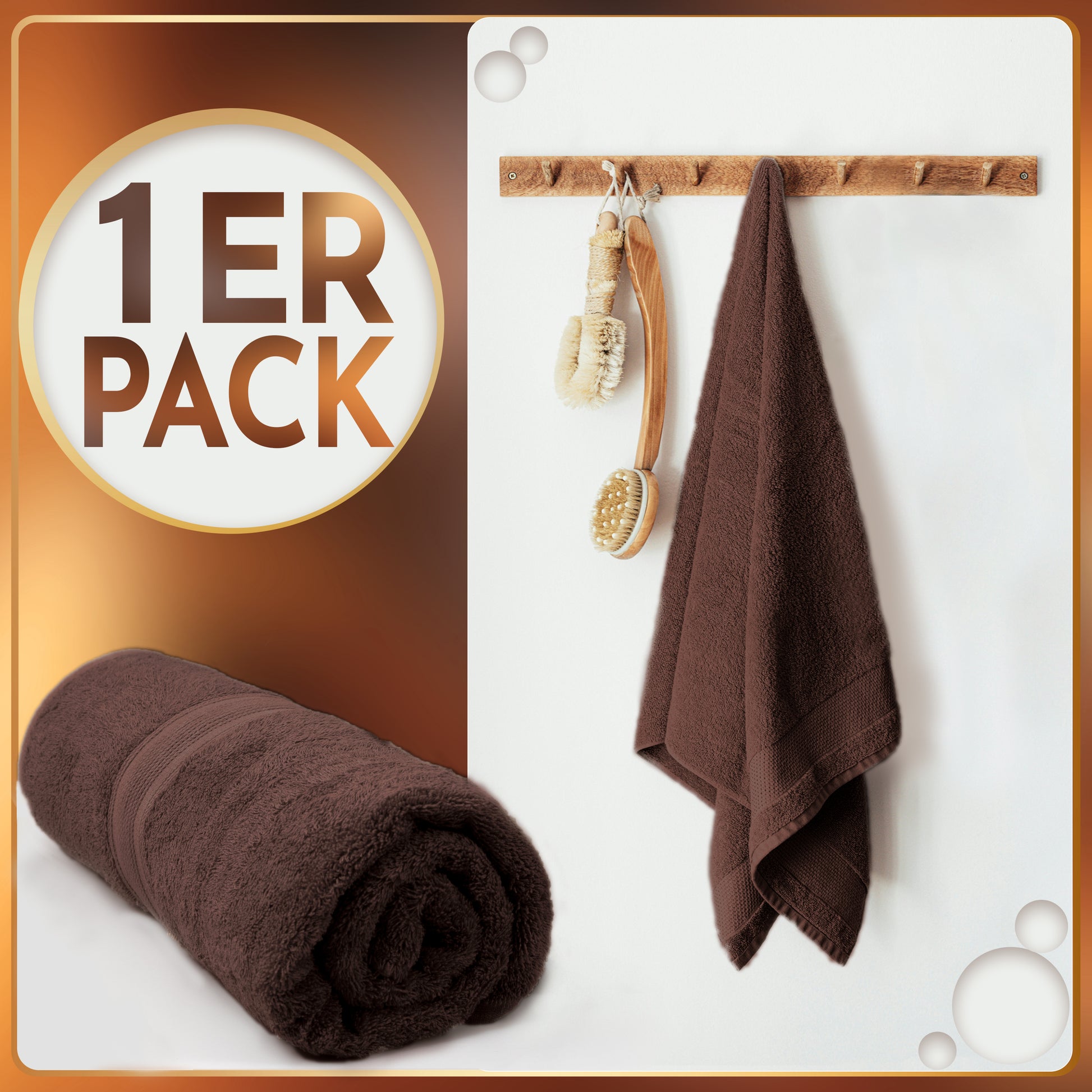 NatureMark 2er Pack SAUNATÜCHER Premium Qualität 80x200cm SAUNATUCH Sauna-Handtuch 100% Baumwolle Farbe: Schwarz