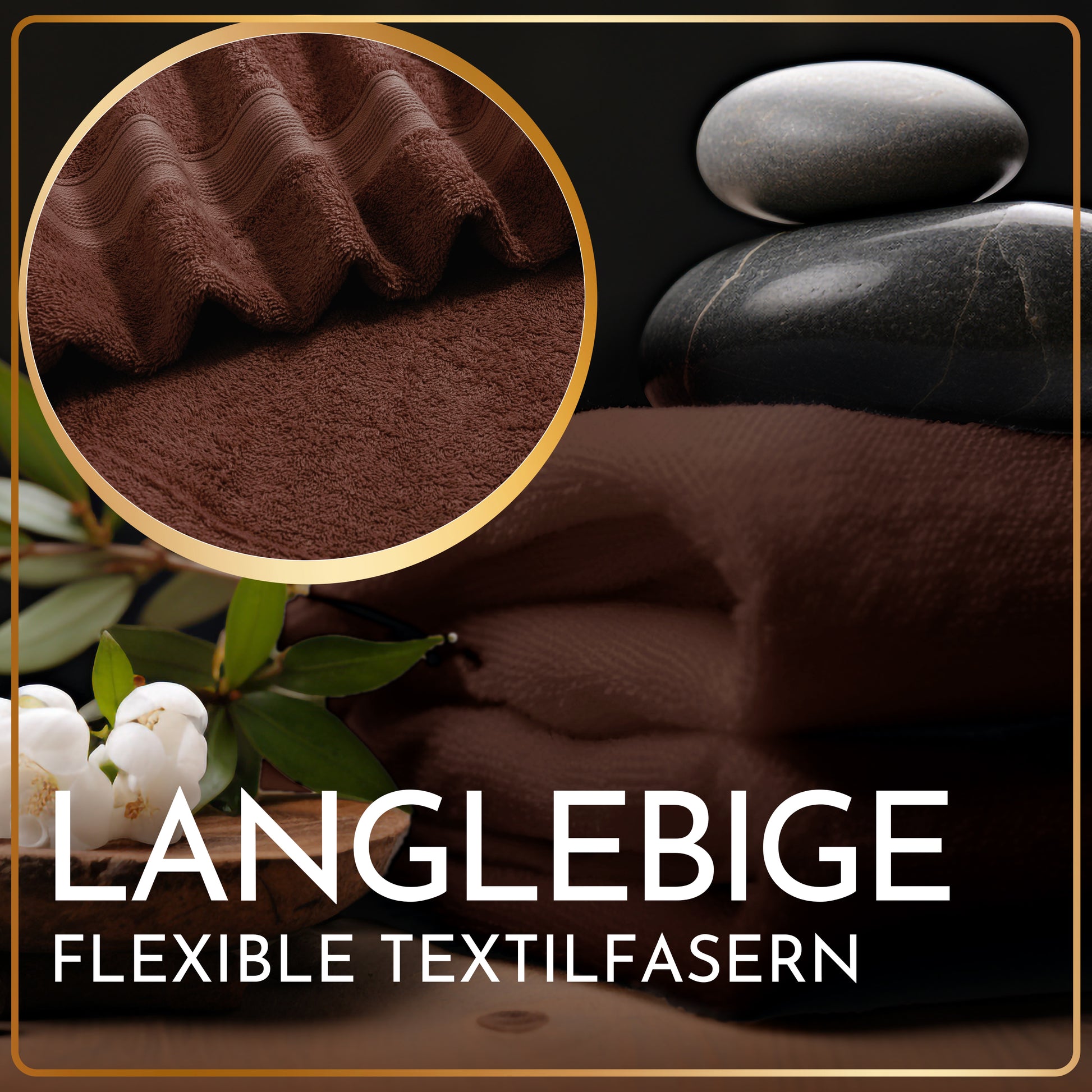 NatureMark 2er Pack SAUNATÜCHER Premium Qualität 80x200cm SAUNATUCH Sauna-Handtuch 100% Baumwolle Farbe: Schwarz