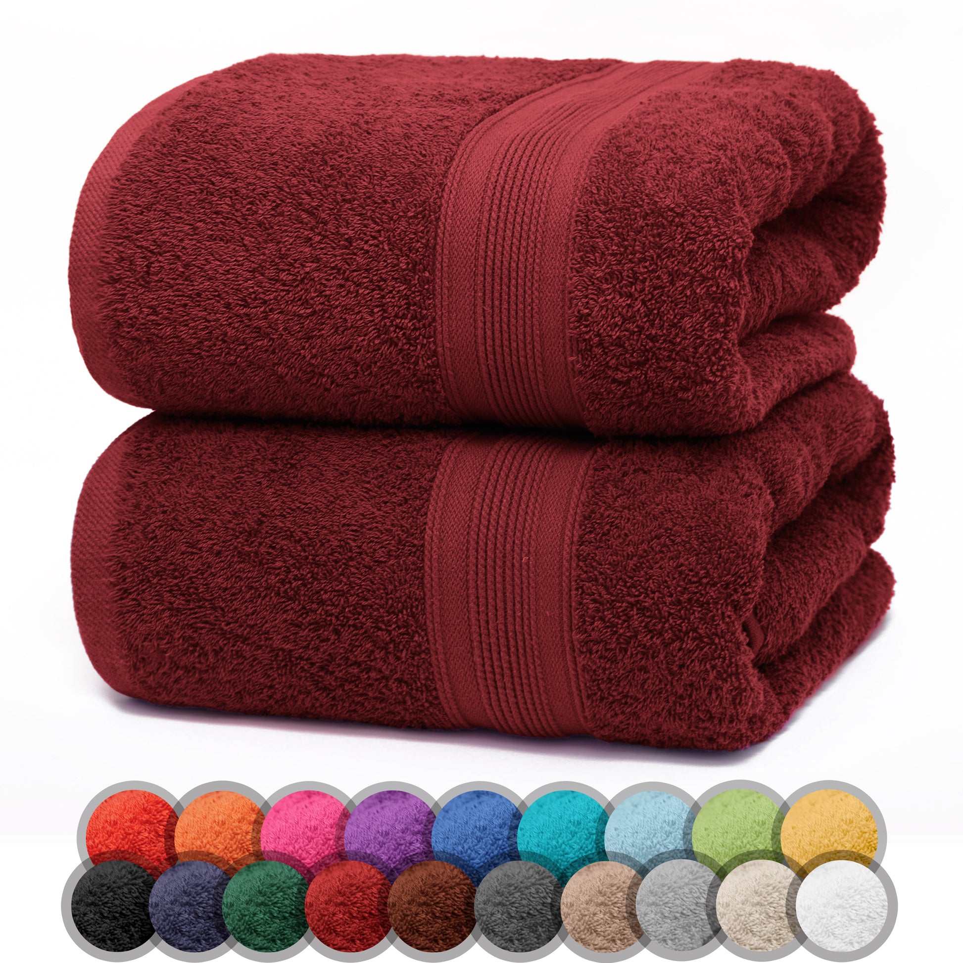 NatureMark 2er Pack DUSCHTÜCHER Premium Qualität 70x140cm DUSCHTUCH Dusch-Handtuch Doppelpack