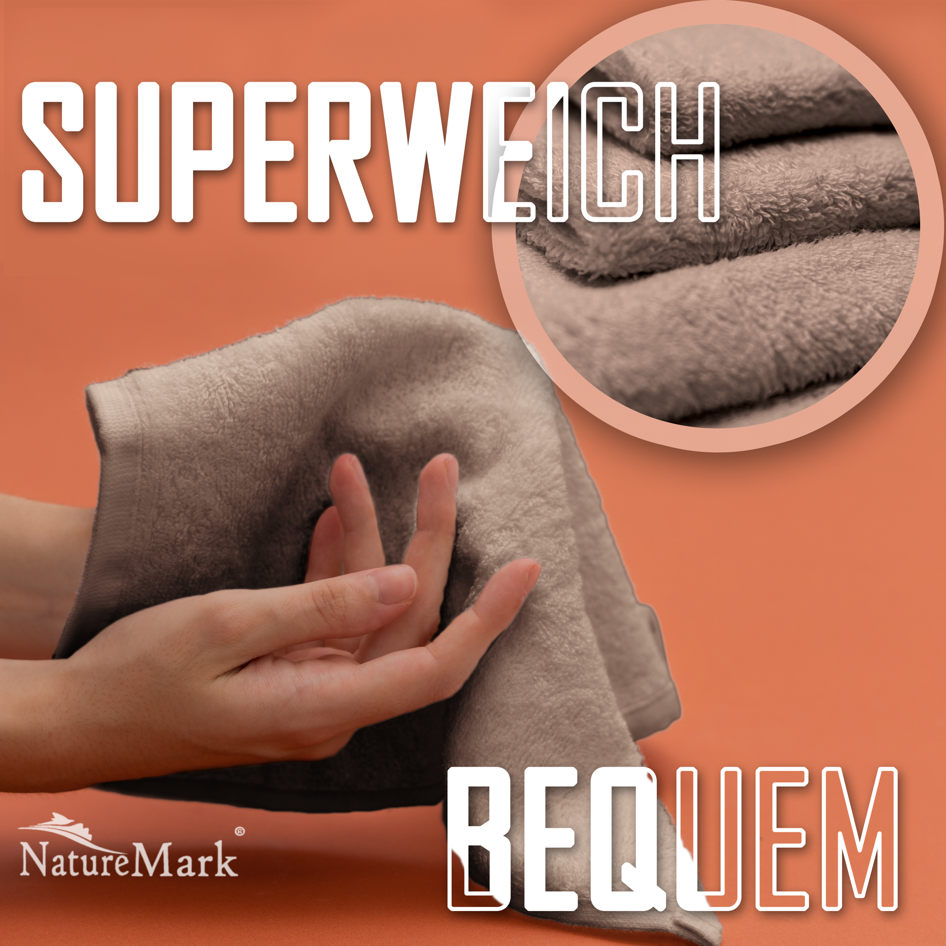 Frottier Seiftücher 10er Pack 30x30cm, 100% Baumwolle