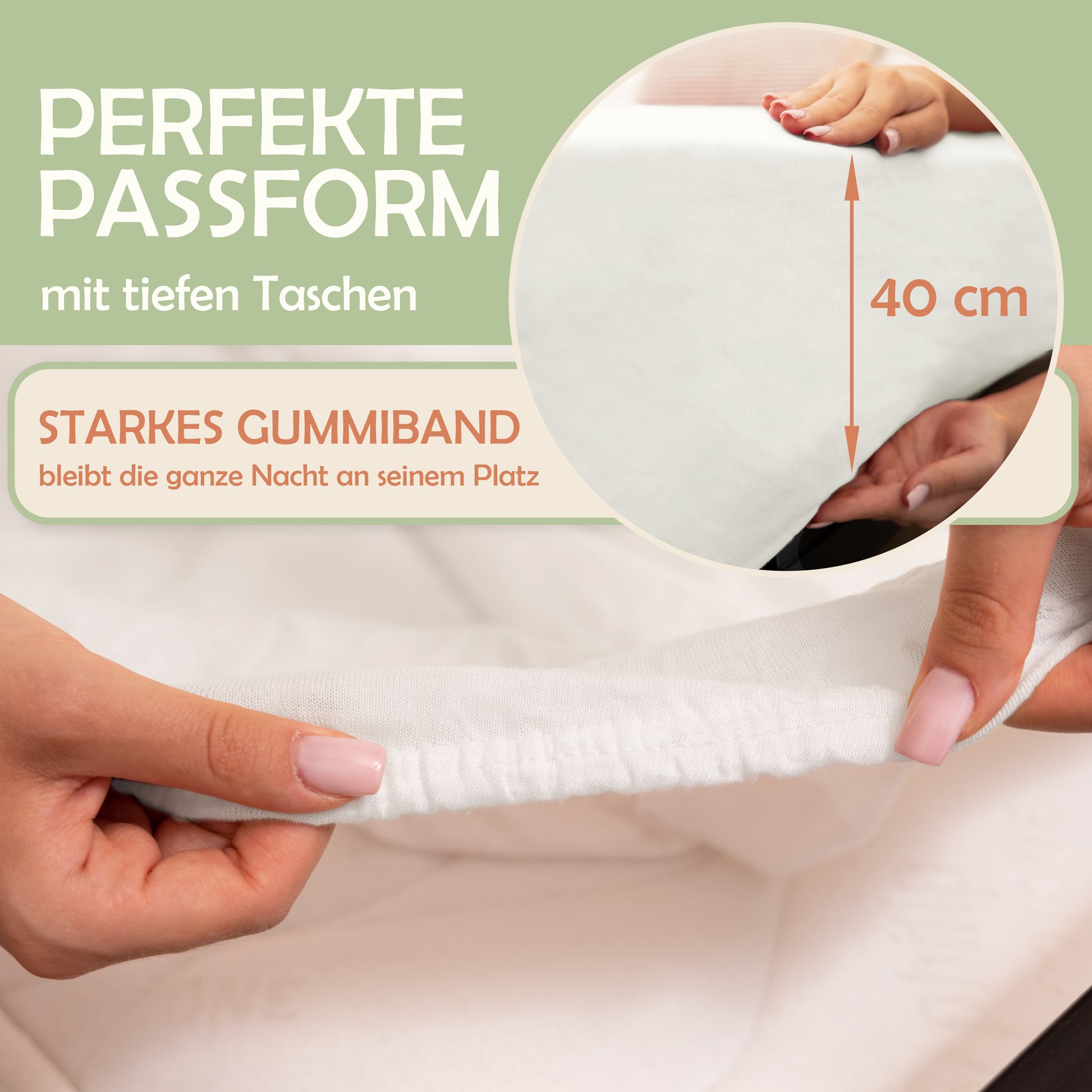 Microfaser Spannbettlaken