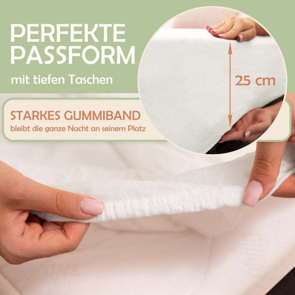 Microfaser Spannbettlaken
