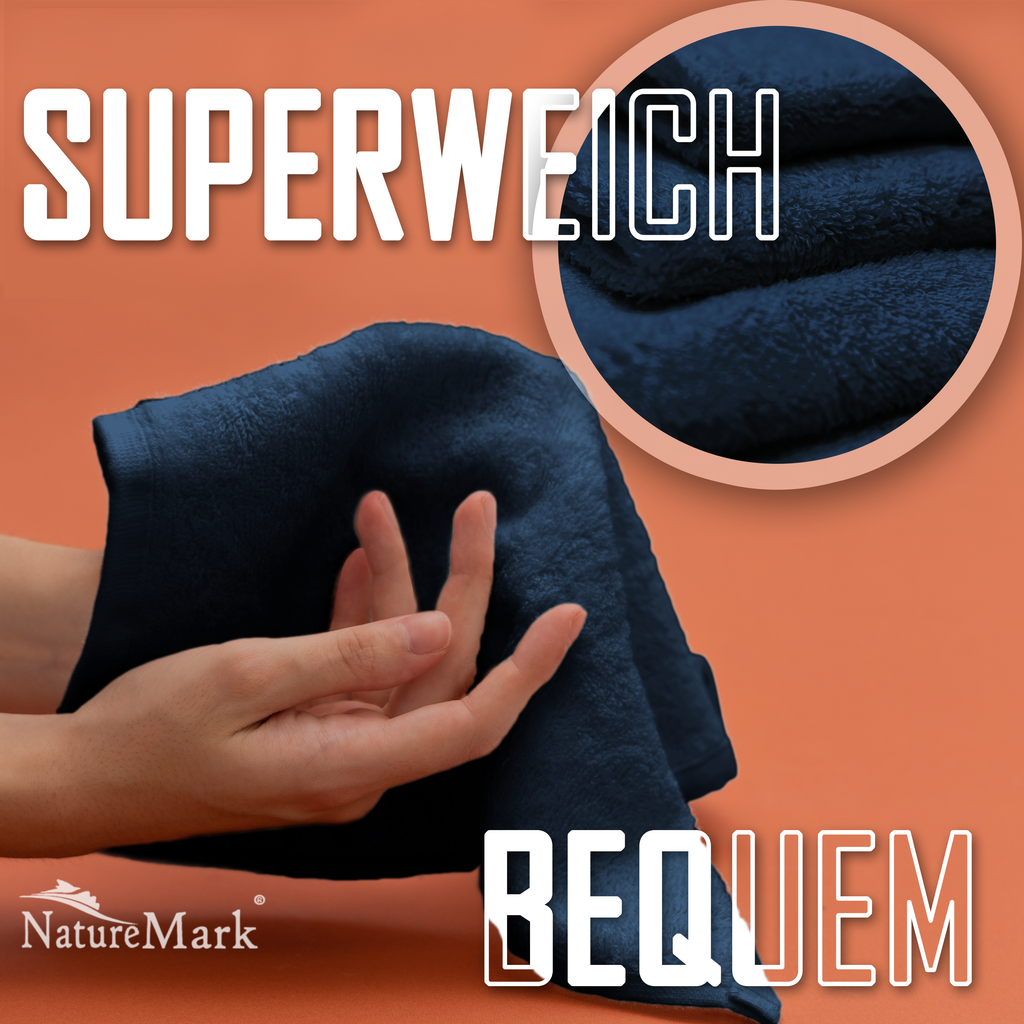 Frottier Seiftücher 10er Pack 30x30cm, 100% Baumwolle