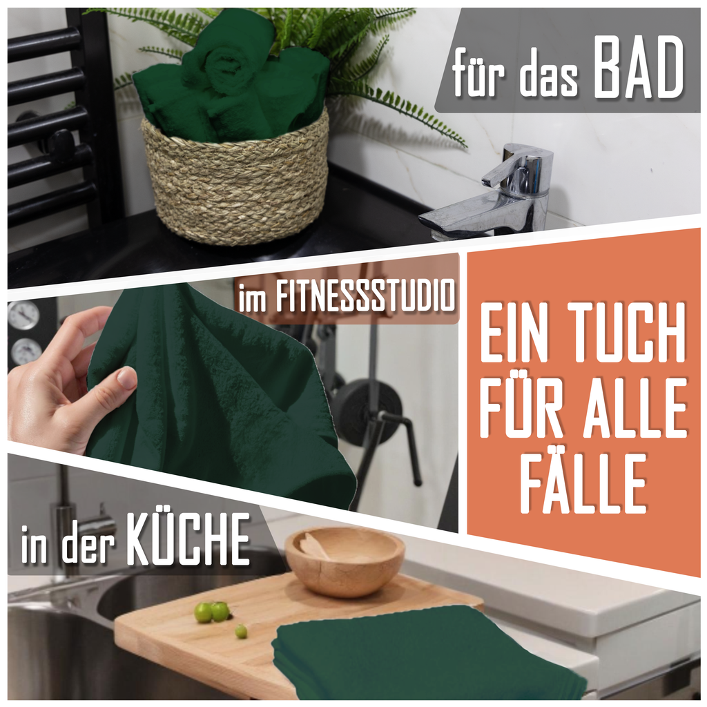 Frottier Seiftücher 10er Pack 30x30cm, 100% Baumwolle
