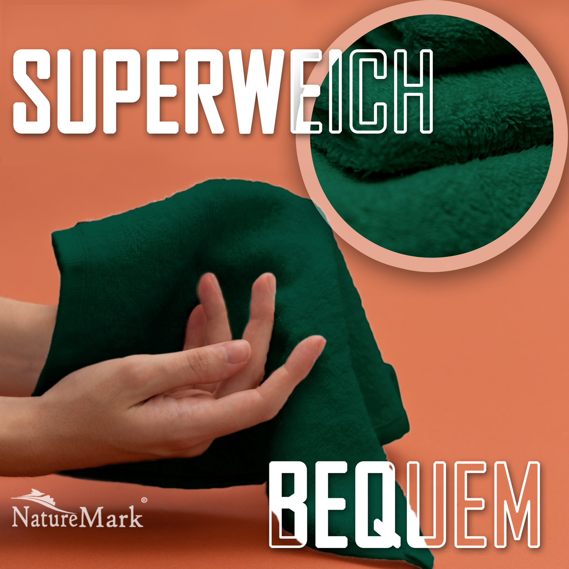 Frottier Seiftücher 10er Pack 30x30cm, 100% Baumwolle