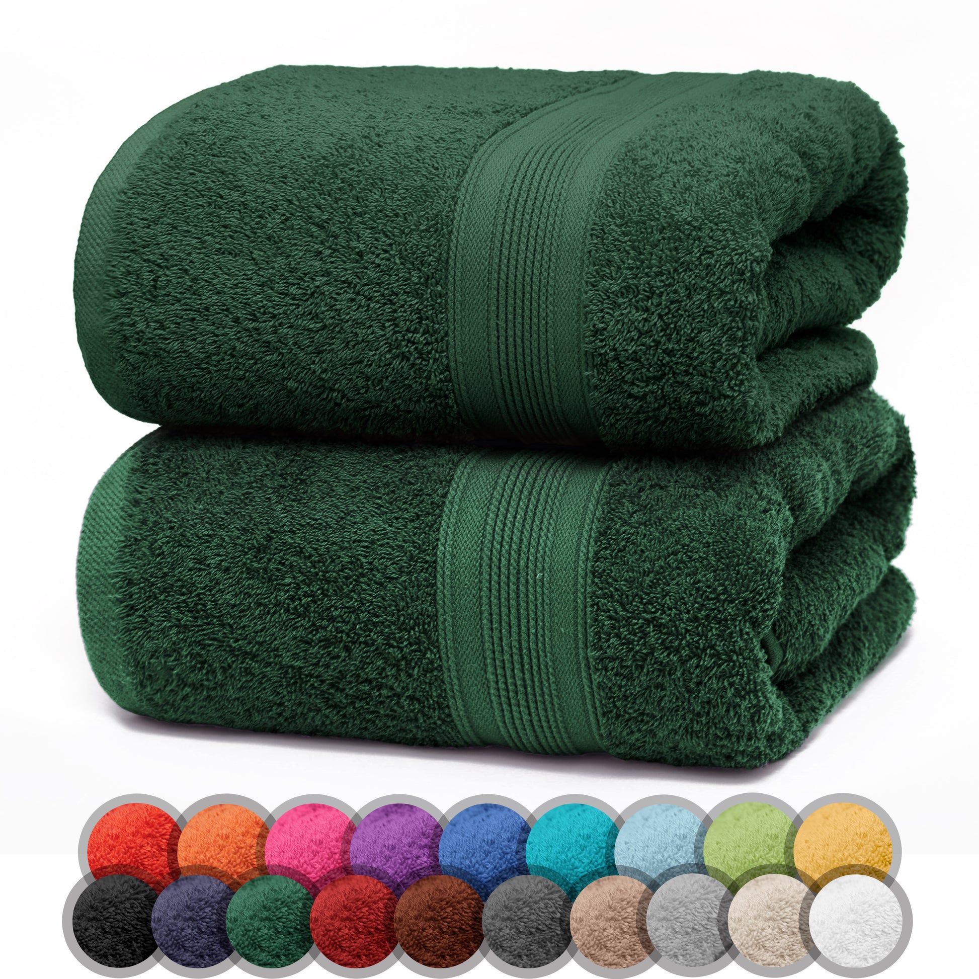 NatureMark 2er Pack DUSCHTÜCHER Premium Qualität 70x140cm DUSCHTUCH Dusch-Handtuch Doppelpack