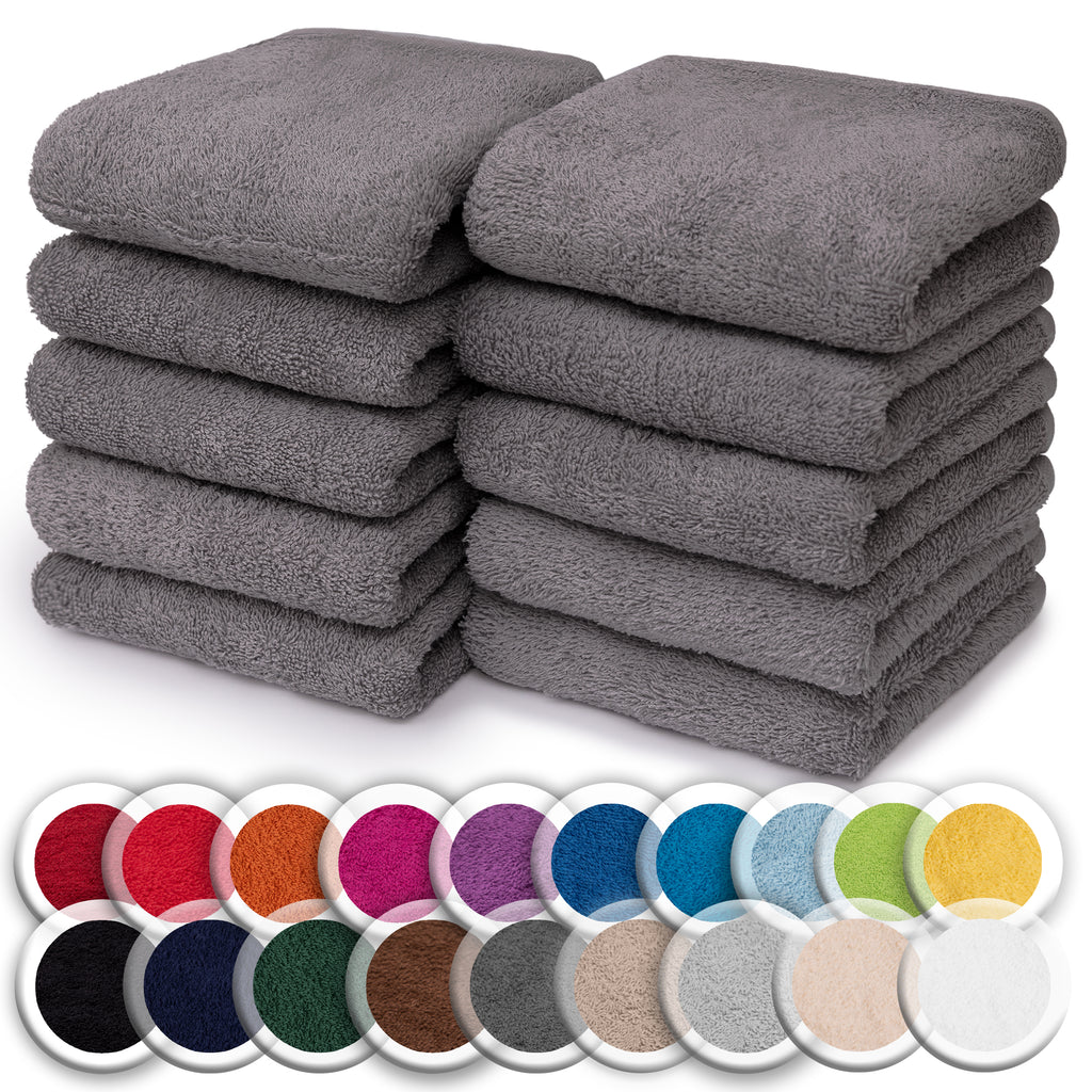 Frottier Seiftücher 10er Pack 30x30cm, 100% Baumwolle