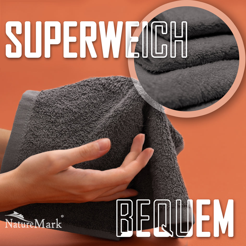 Frottier Seiftücher 10er Pack 30x30cm, 100% Baumwolle