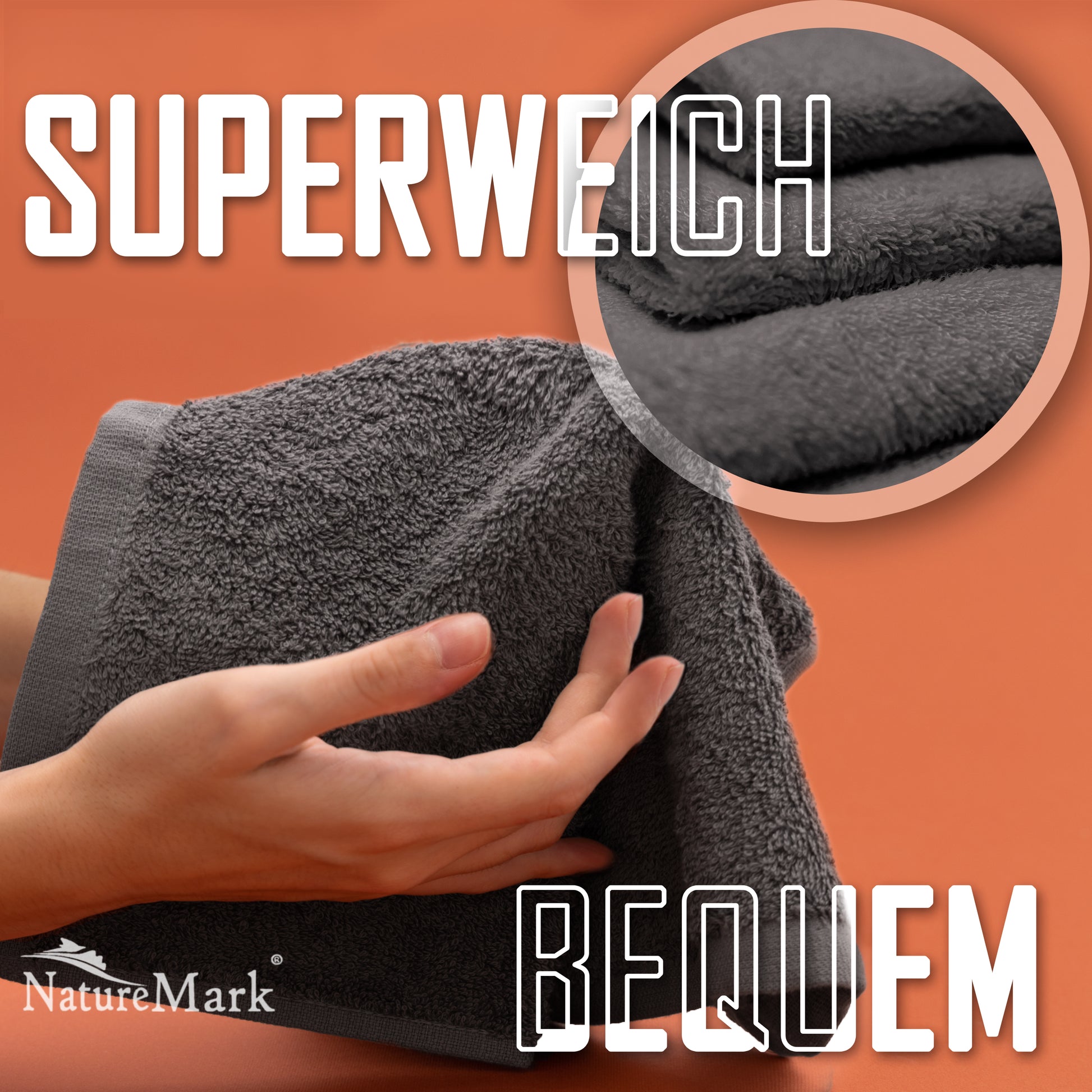 Frottier Seiftücher 10er Pack 30x30cm, 100% Baumwolle