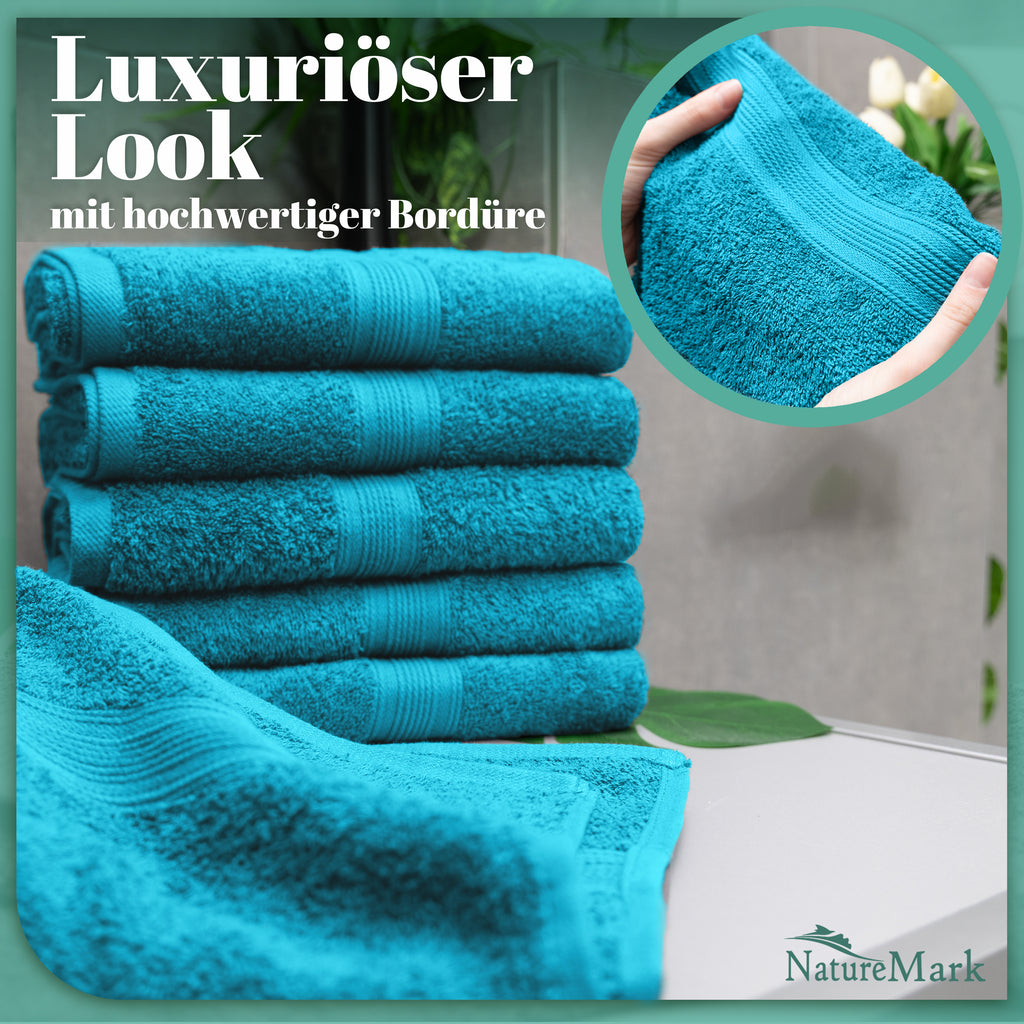 Frottier Handtücher 8er Pack 50x100cm, 100% Baumwolle