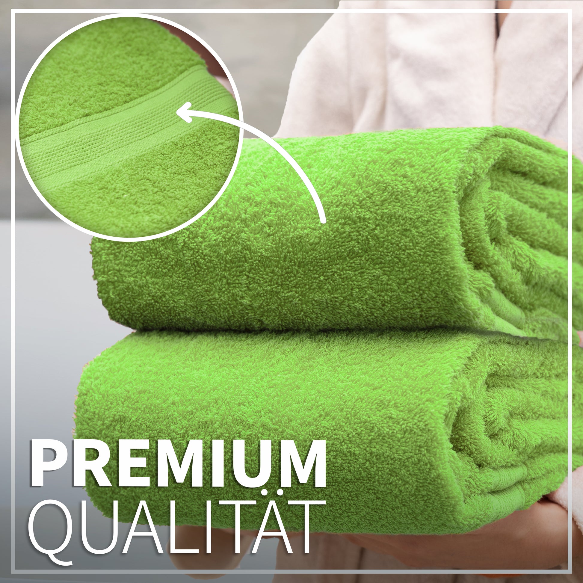 NatureMark 2er Pack DUSCHTÜCHER Premium Qualität 70x140cm DUSCHTUCH Dusch-Handtuch Doppelpack