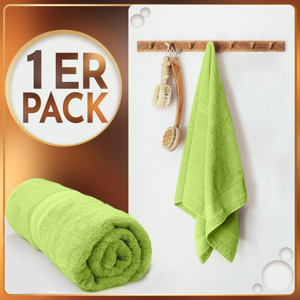 NatureMark 2er Pack SAUNATÜCHER Premium Qualität 80x200cm SAUNATUCH Sauna-Handtuch 100% Baumwolle Farbe: Schwarz