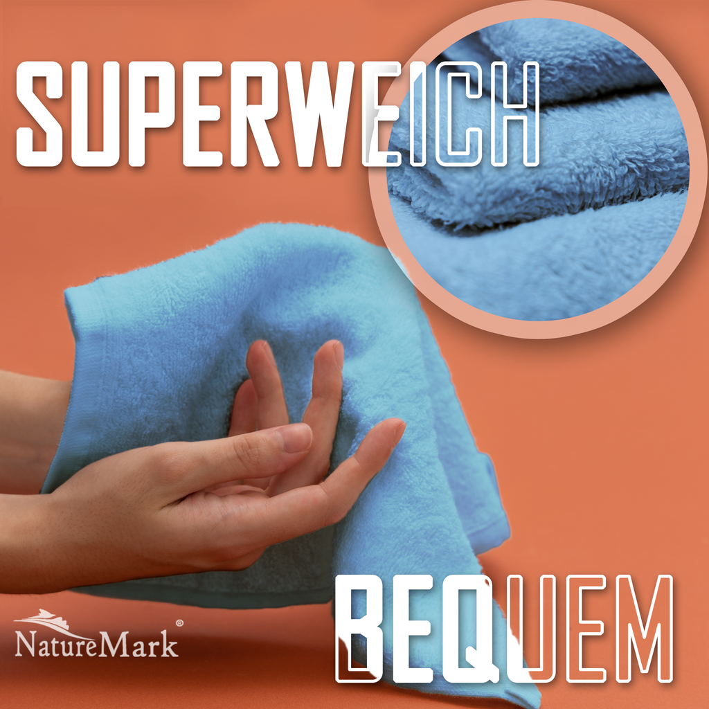 Frottier Seiftücher 10er Pack 30x30cm, 100% Baumwolle
