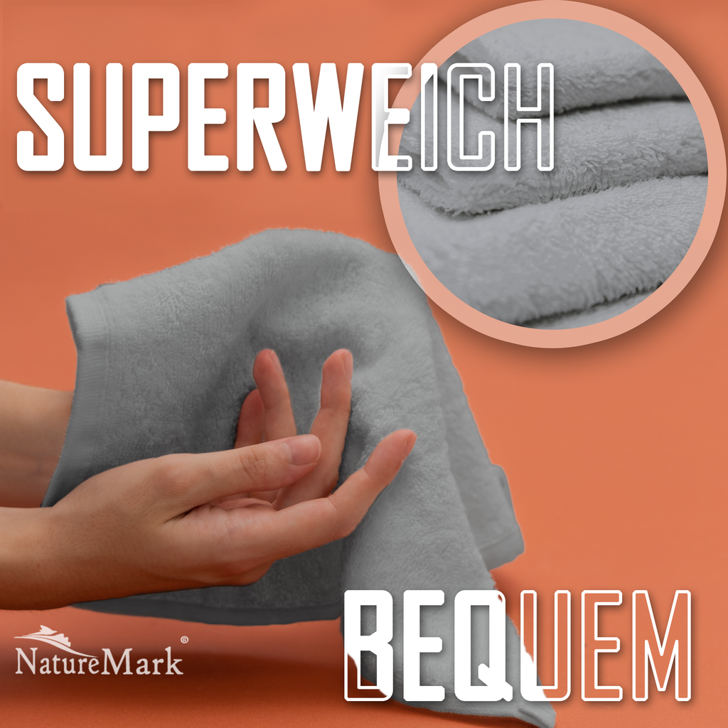Frottier Seiftücher 10er Pack 30x30cm, 100% Baumwolle