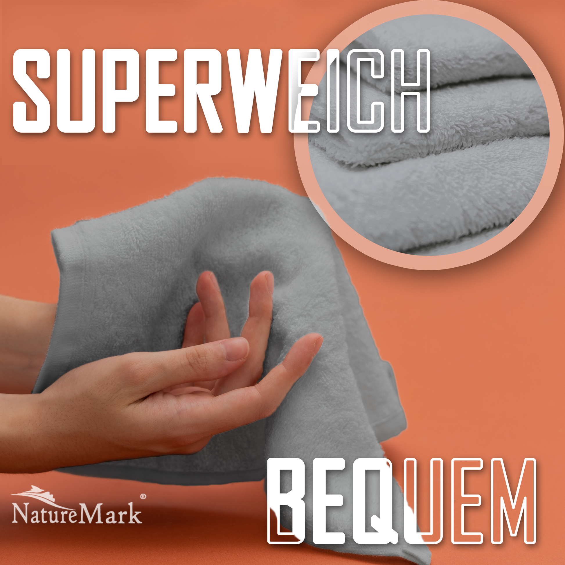 Frottier Seiftücher 10er Pack 30x30cm, 100% Baumwolle