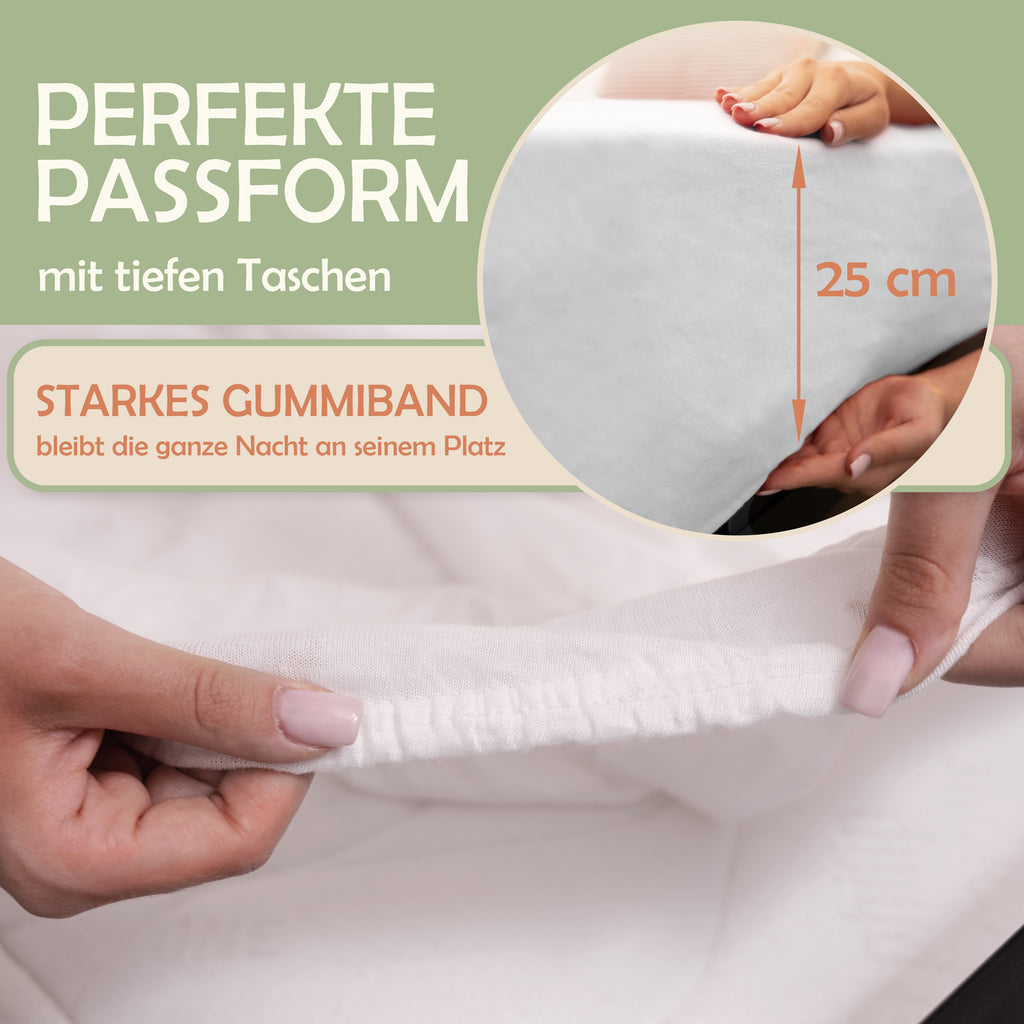 Microfaser Spannbettlaken