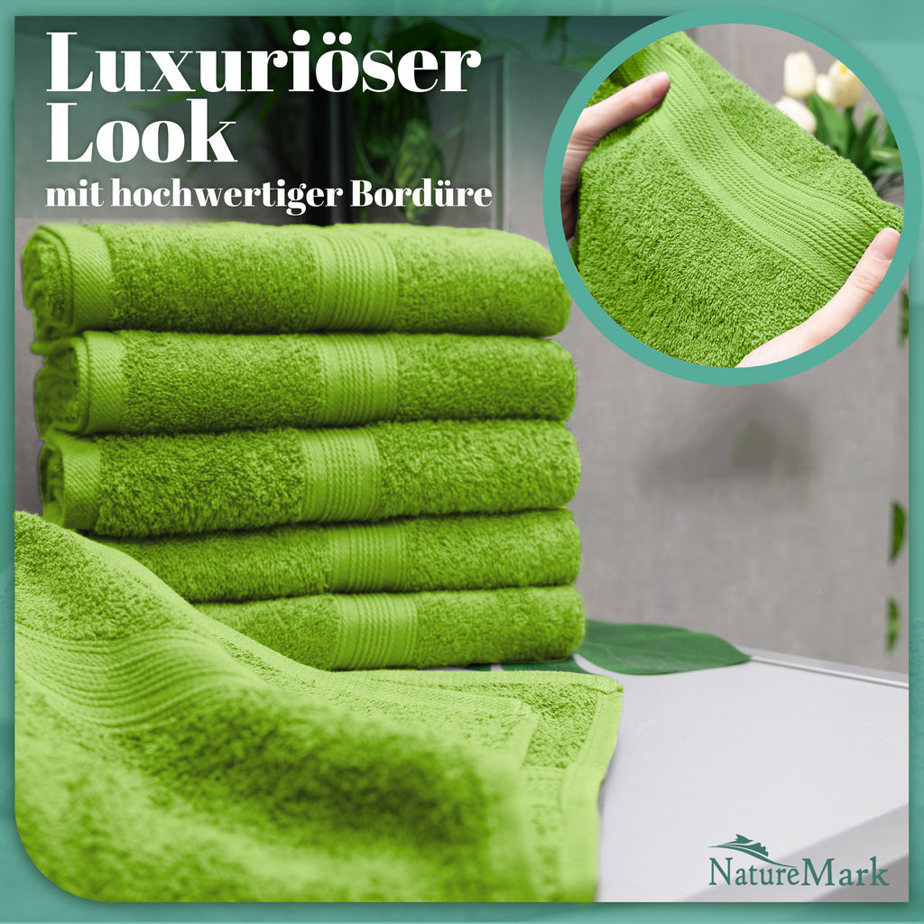 Frottier Handtücher 8er Pack 50x100cm, 100% Baumwolle