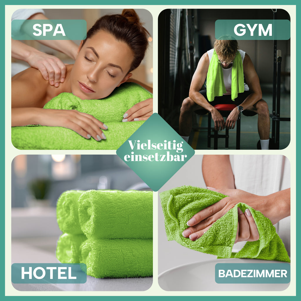 Frottier Handtücher 8er Pack 50x100cm, 100% Baumwolle