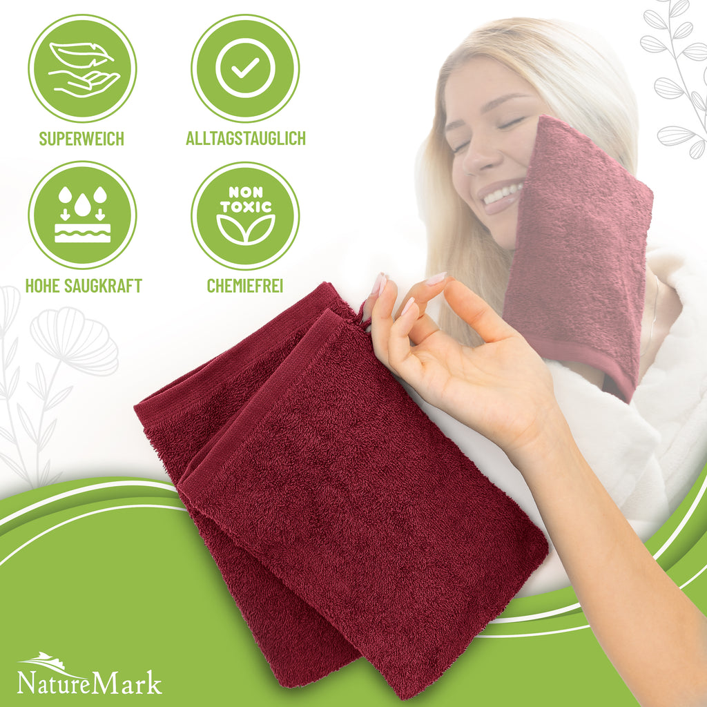 Waschhandschuhe 500 gsm (10er-Set)