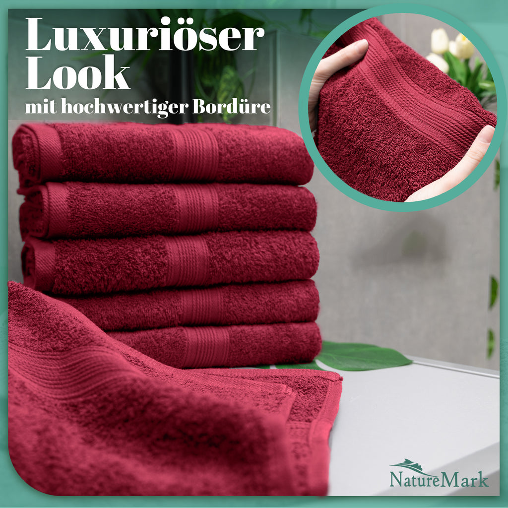 Frottier Handtücher 8er Pack 50x100cm, 100% Baumwolle