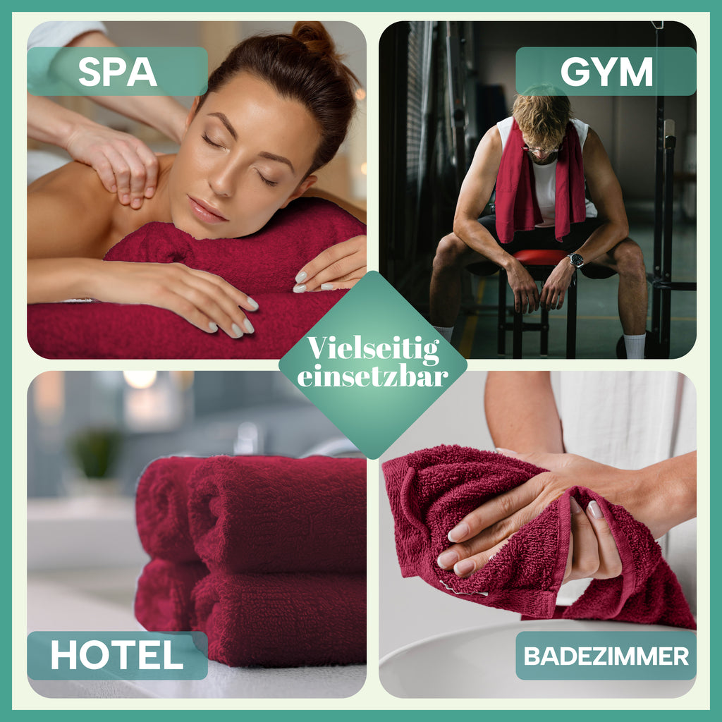 Frottier Handtücher 8er Pack 50x100cm, 100% Baumwolle