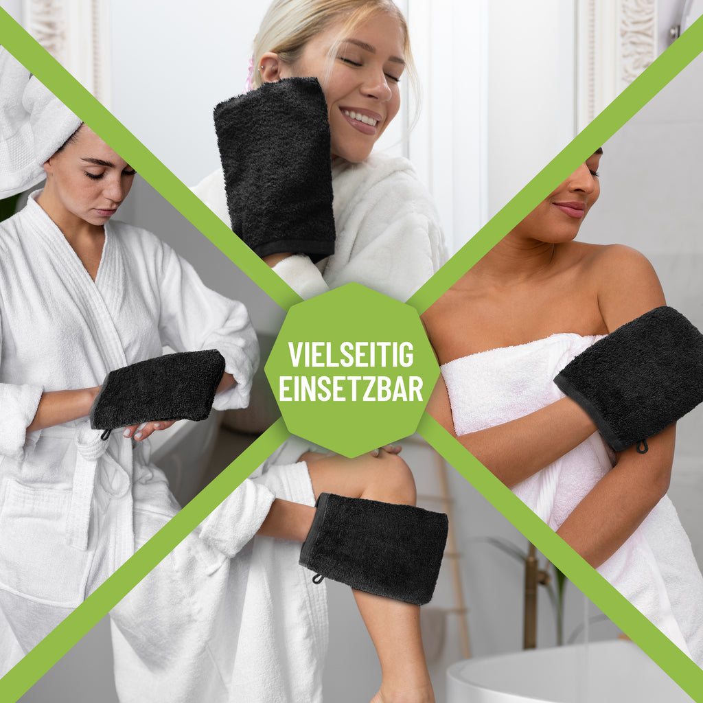 Waschhandschuhe 500 gsm (10er-Set)