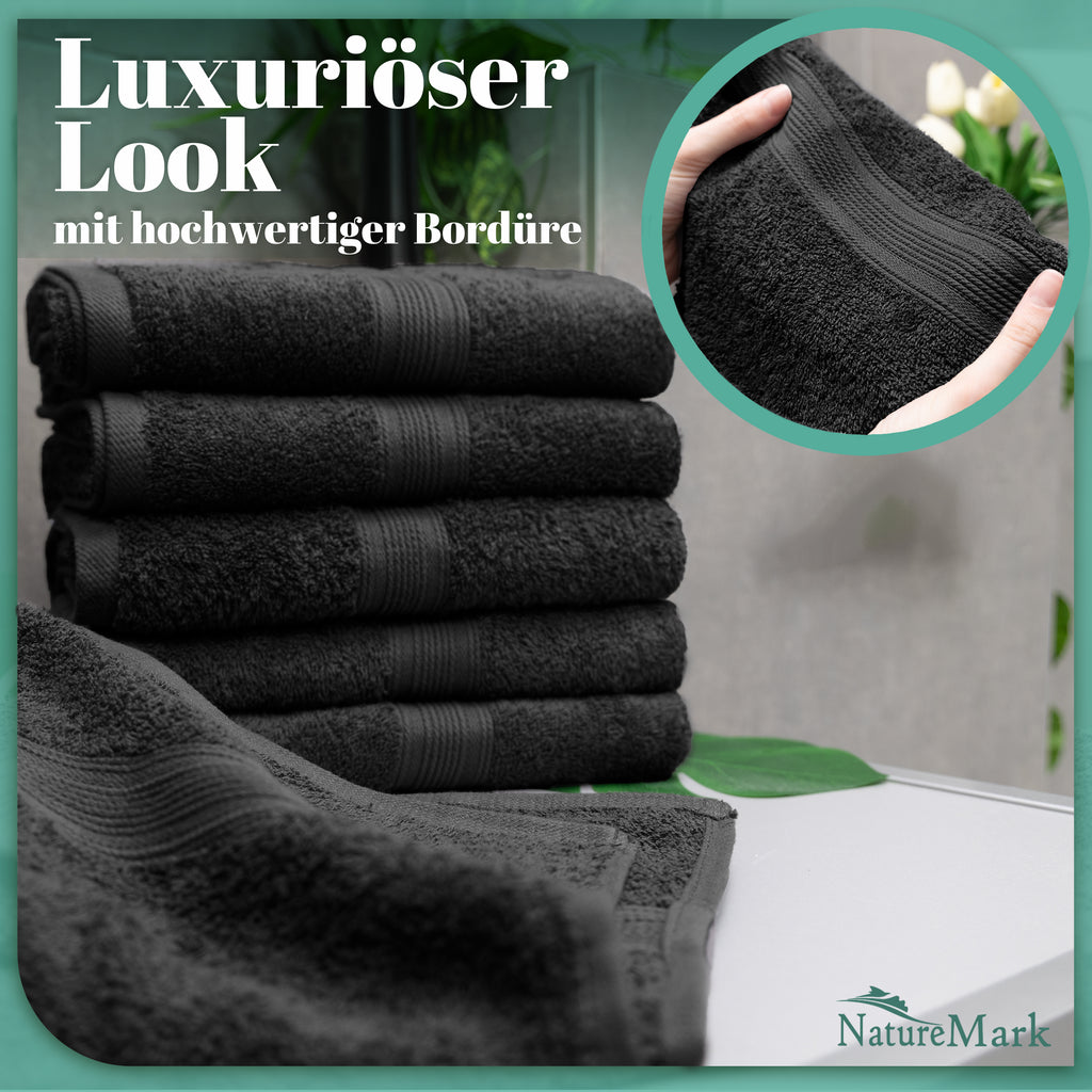 Frottier Handtücher 8er Pack 50x100cm, 100% Baumwolle