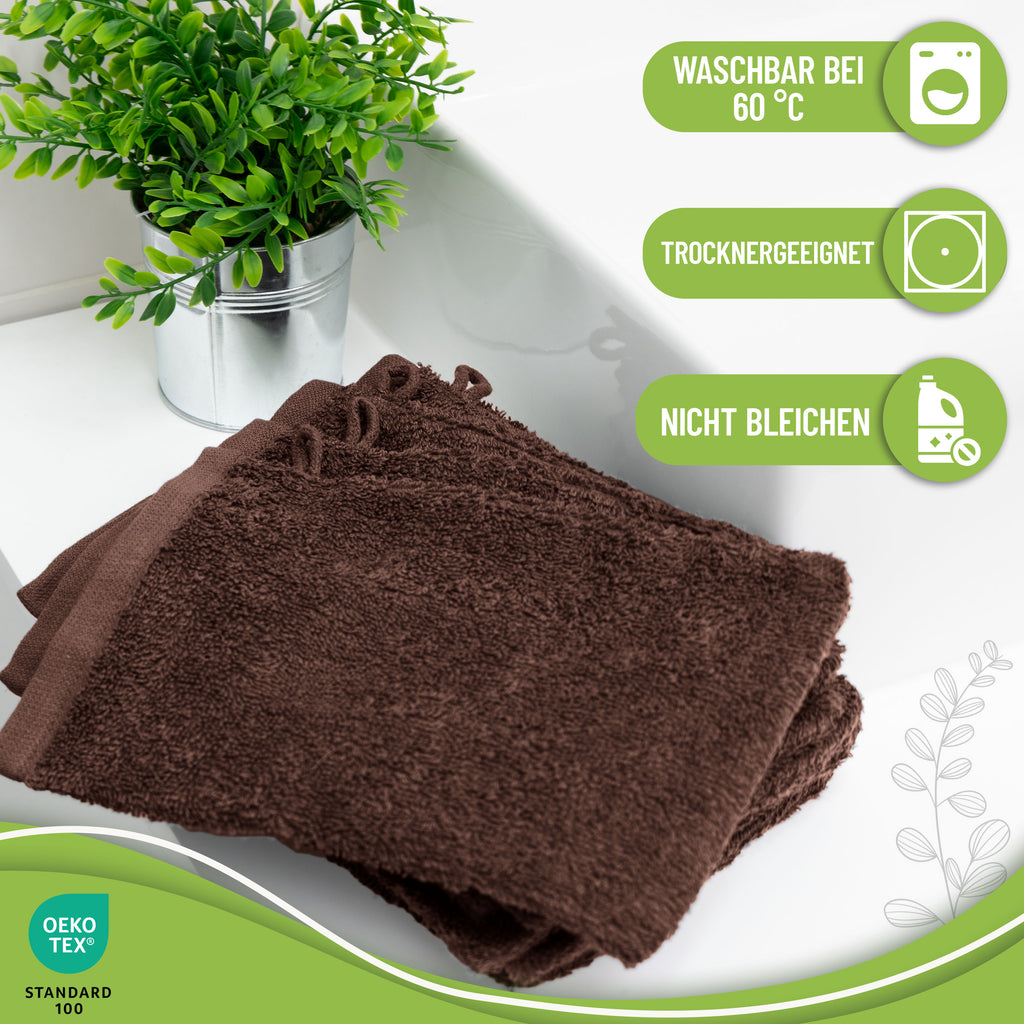 Waschhandschuhe 500 gsm (10er-Set)