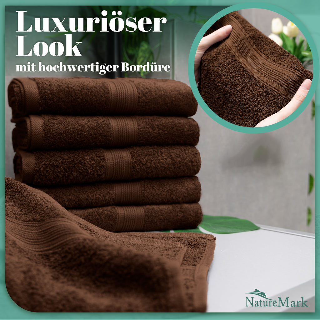 Frottier Handtücher 8er Pack 50x100cm, 100% Baumwolle