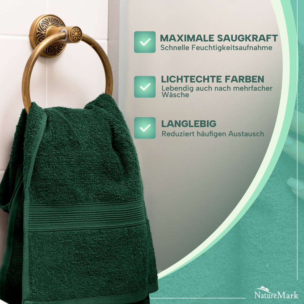 Frottier Handtücher 8er Pack 50x100cm, 100% Baumwolle