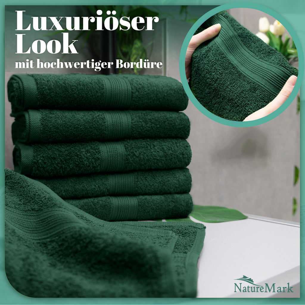 Frottier Handtücher 8er Pack 50x100cm, 100% Baumwolle