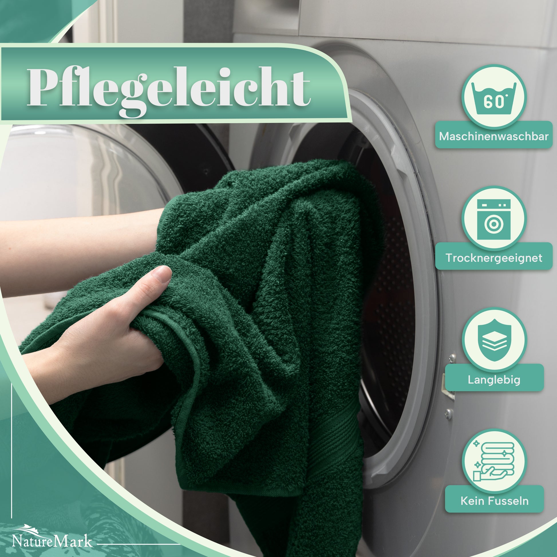 Frottier Handtücher 8er Pack 50x100cm, 100% Baumwolle