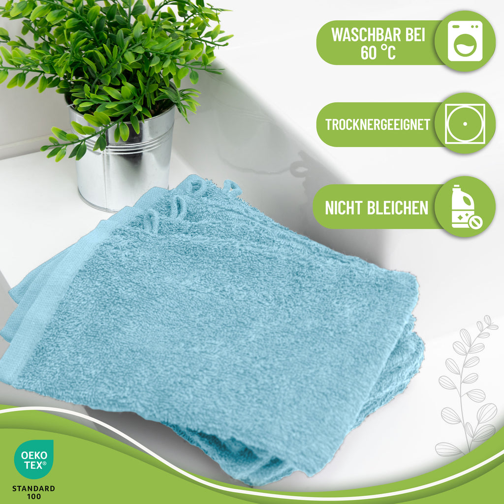 Waschhandschuhe 500 gsm (10er-Set)