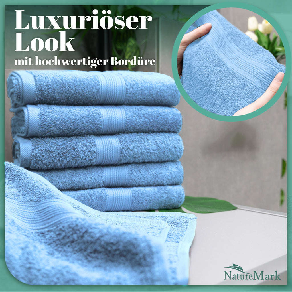 Frottier Handtücher 8er Pack 50x100cm, 100% Baumwolle