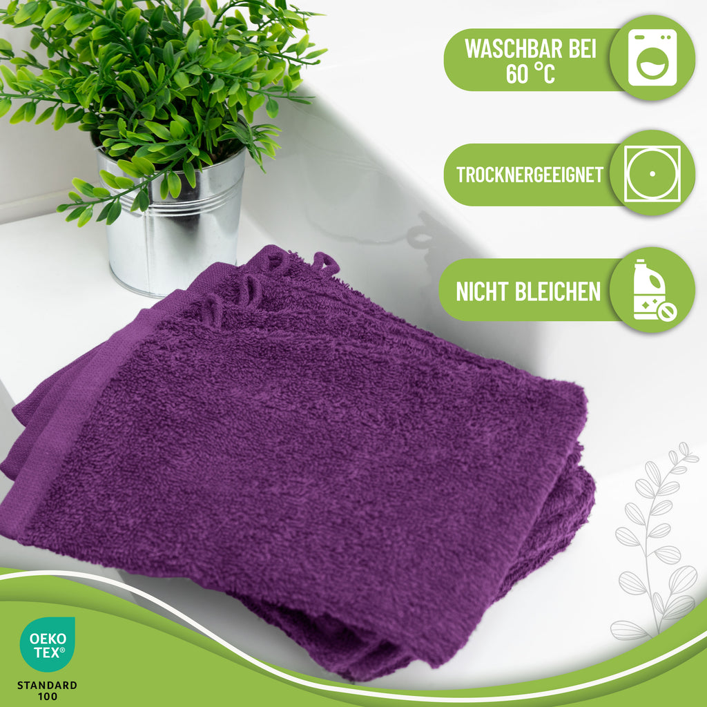 Waschhandschuhe 500 gsm (10er-Set)