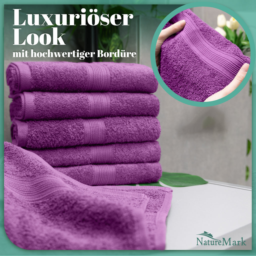 Frottier Handtücher 8er Pack 50x100cm, 100% Baumwolle