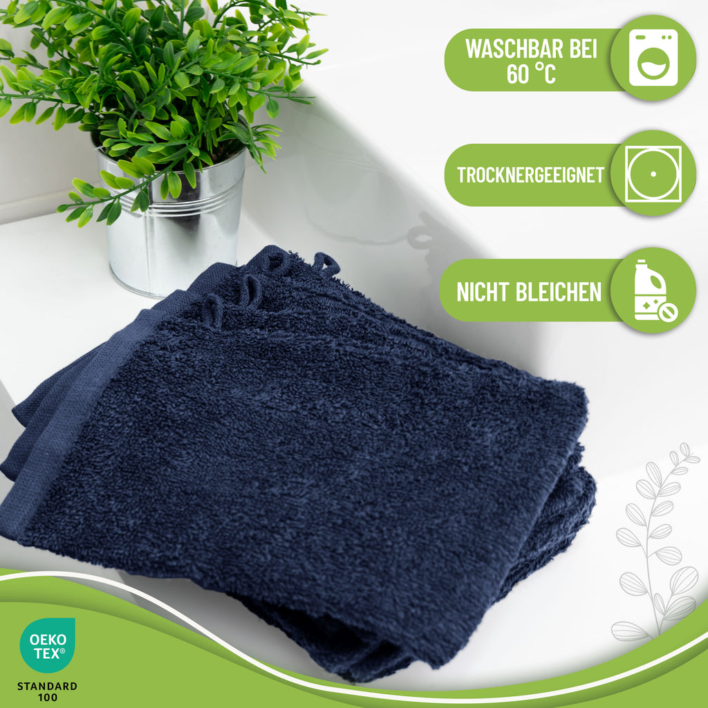Waschhandschuhe 500 gsm (10er-Set)