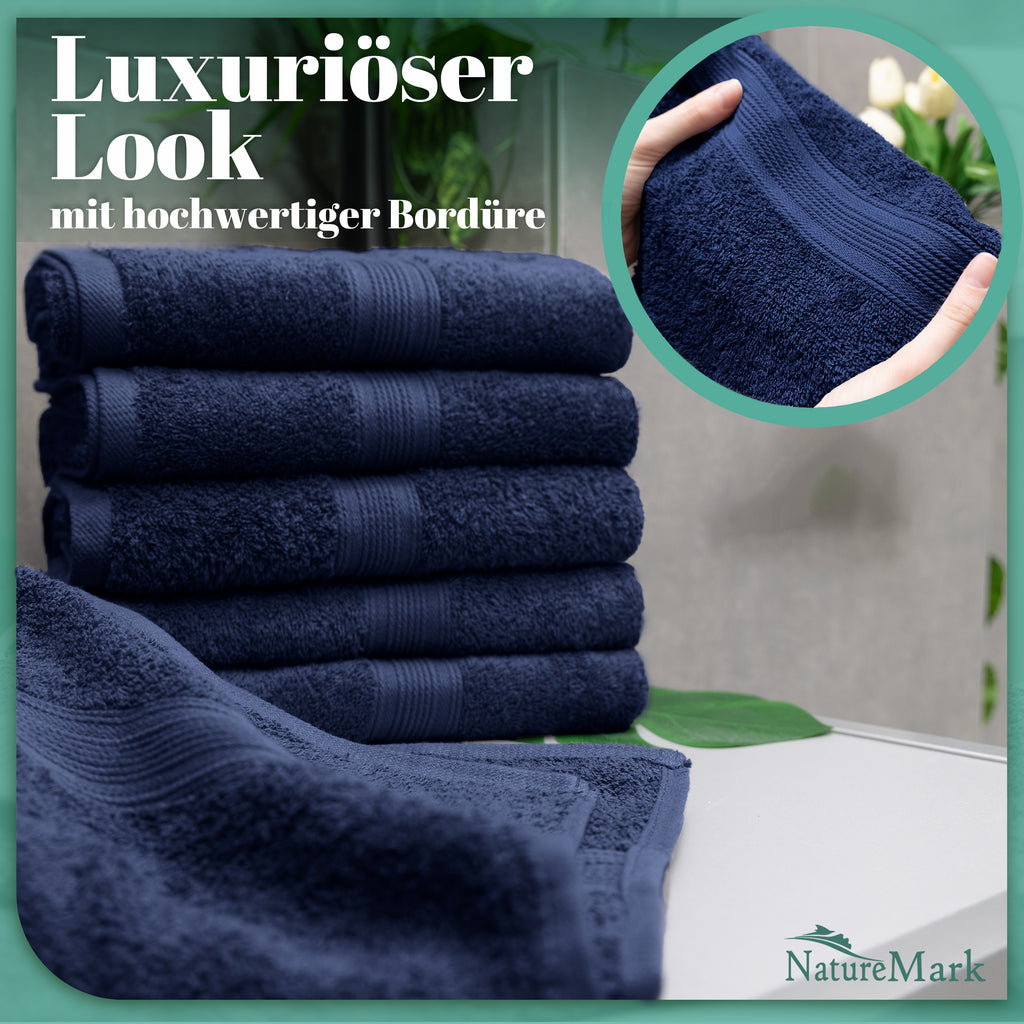 Frottier Handtücher 8er Pack 50x100cm, 100% Baumwolle