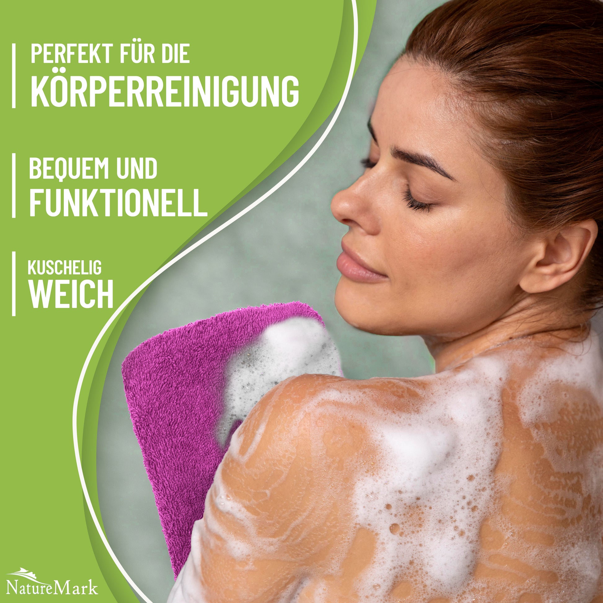 Waschhandschuhe 500 gsm (10er-Set)