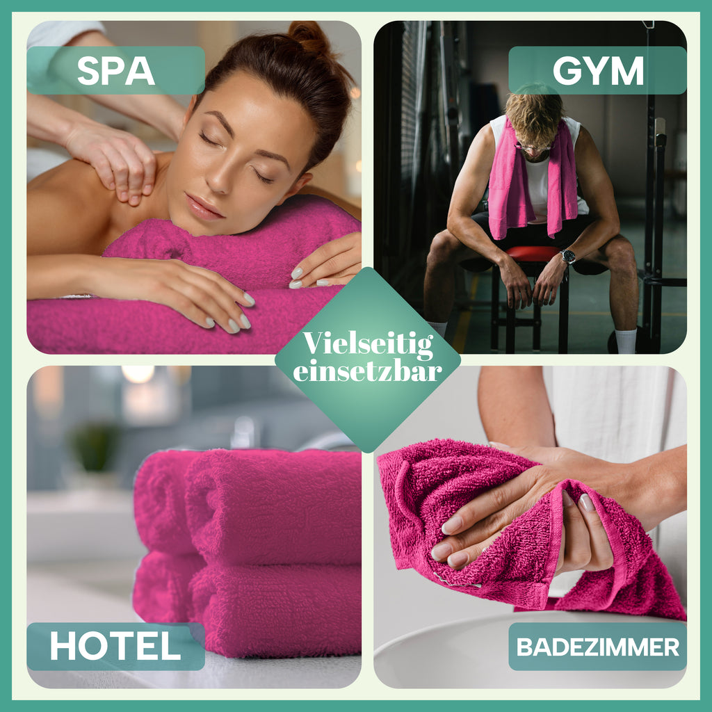 Frottier Handtücher 8er Pack 50x100cm, 100% Baumwolle