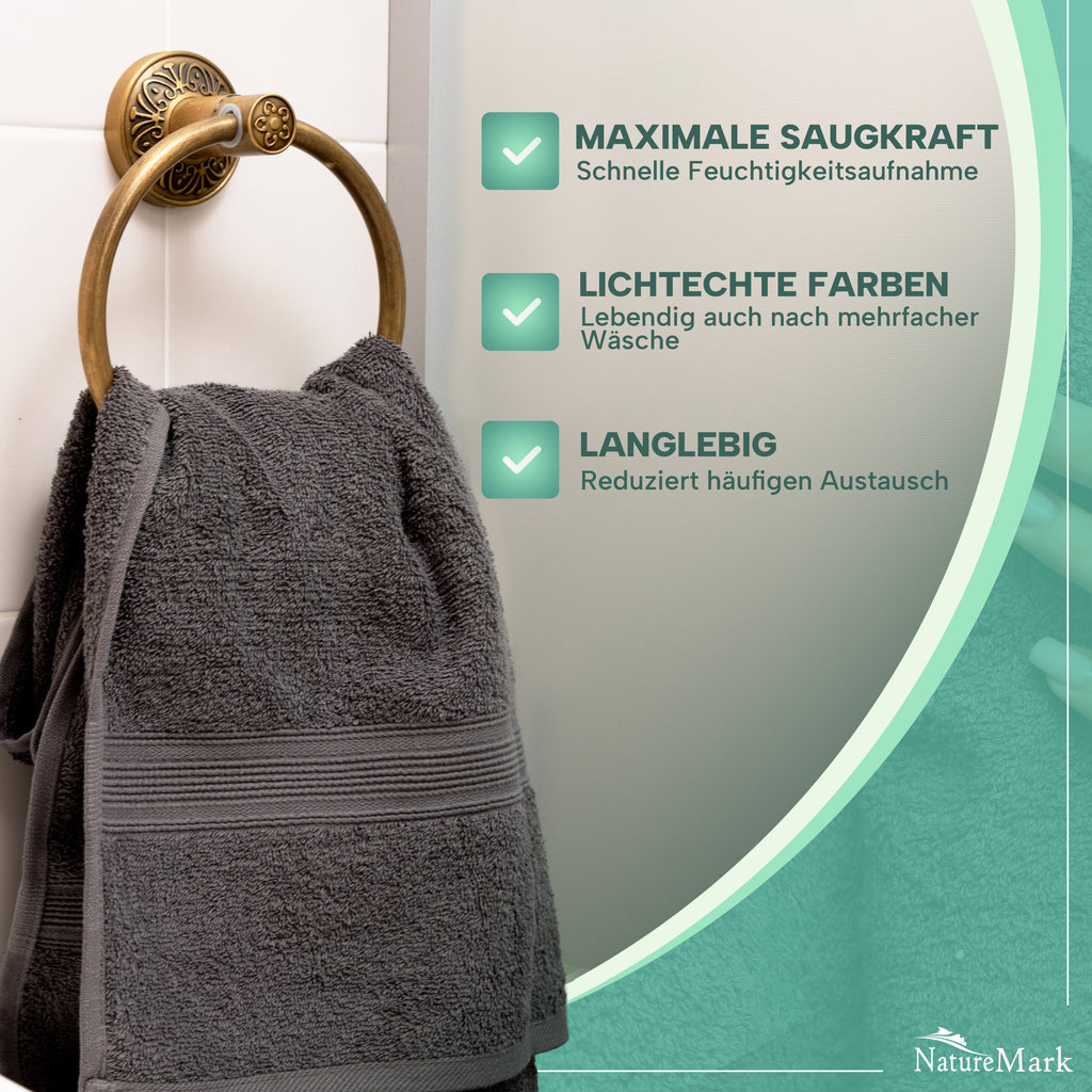 Frottier Handtücher 8er Pack 50x100cm, 100% Baumwolle