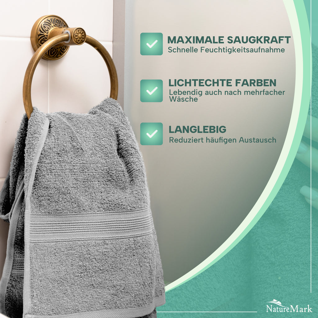 Frottier Handtücher 8er Pack 50x100cm, 100% Baumwolle