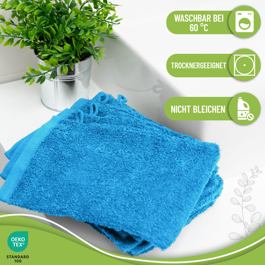 Waschhandschuhe 500 gsm (10er-Set)