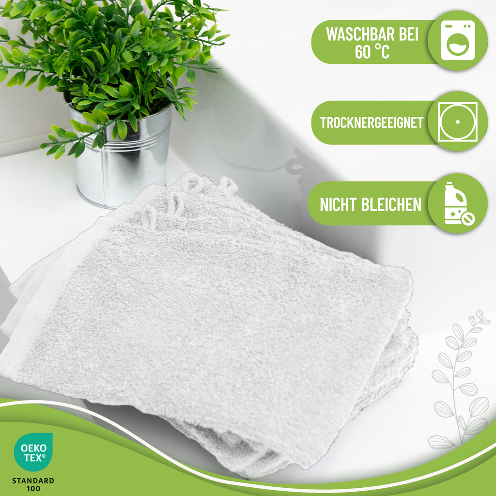 Waschhandschuhe 500 gsm (10er-Set)