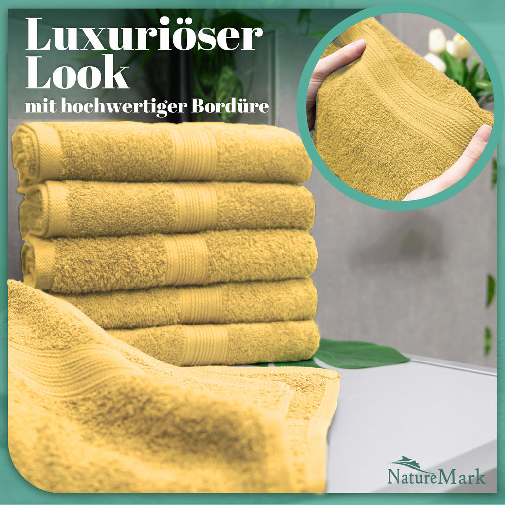 Frottier Handtücher 8er Pack 50x100cm, 100% Baumwolle